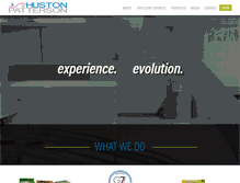 Tablet Screenshot of hustonpatterson.com